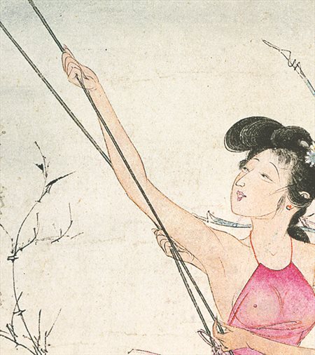 舞阳-胡也佛的仕女画和最知名的金瓶梅秘戏图